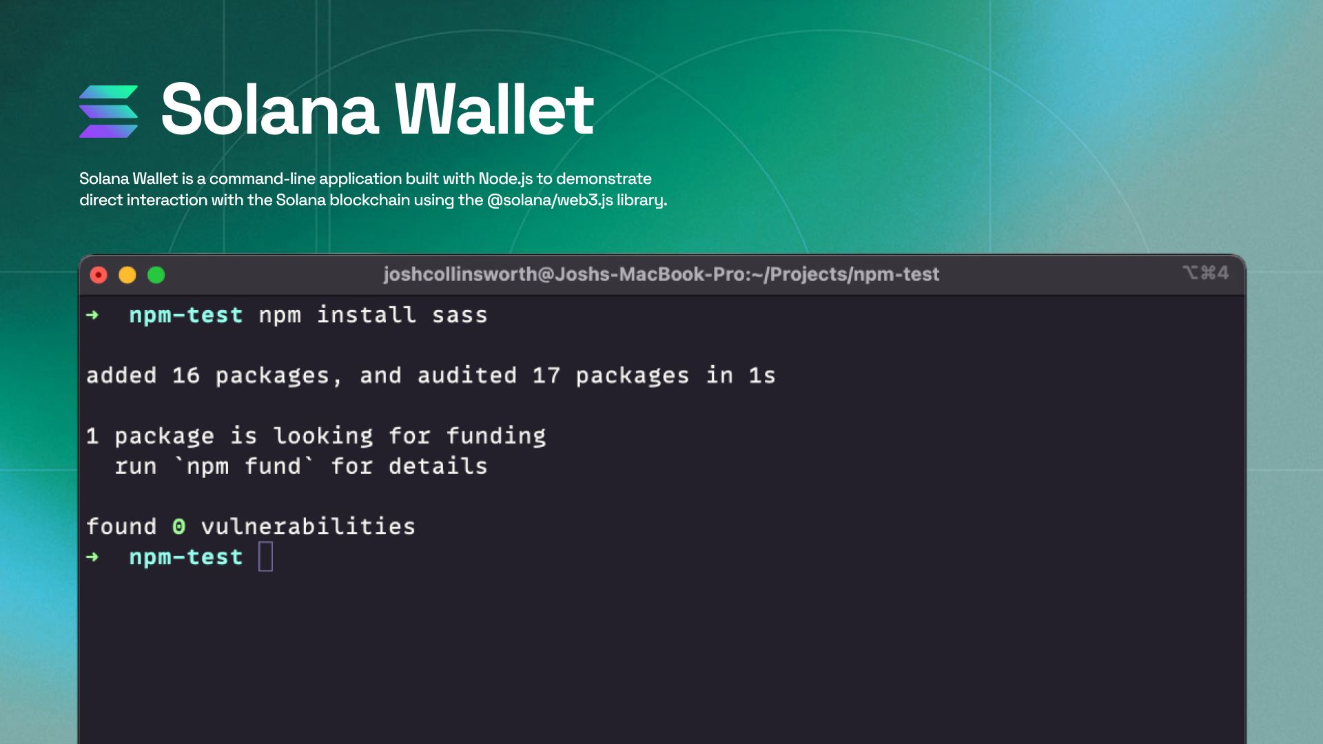 Solana Wallet Javascript
