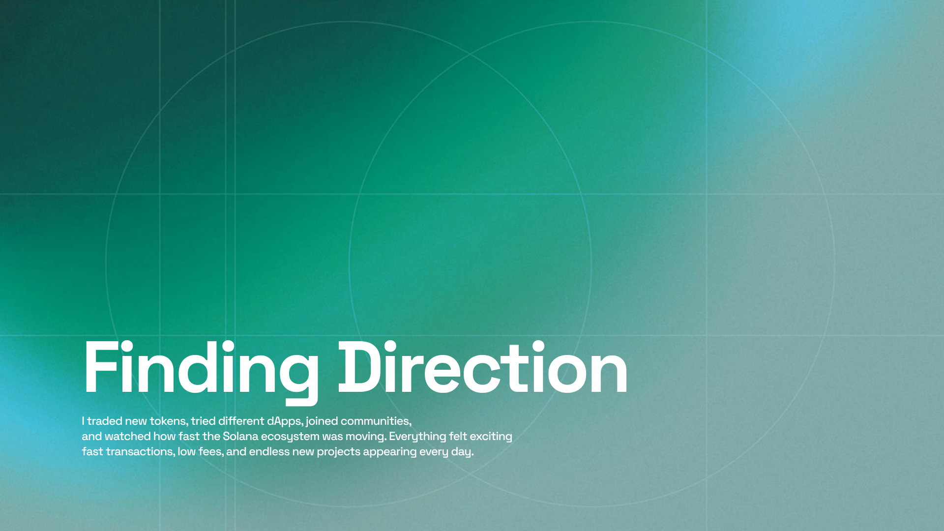 My Journey Building Tools and Technology on Solana